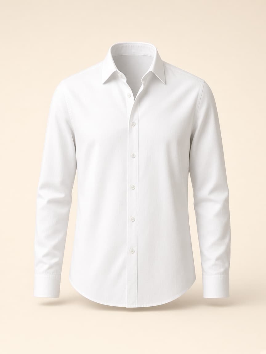 Chemise Oxford blanche