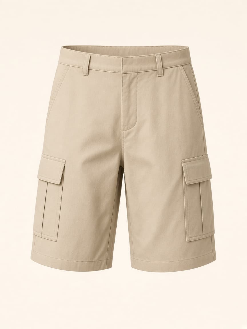 Short Cargo sable