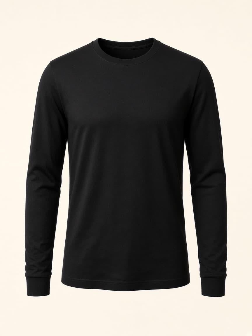T-shirt Manches Longues noir